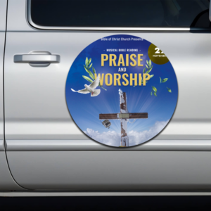 Circular Religious Car Magnets